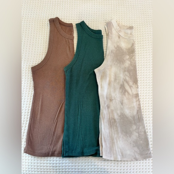 Target Tops Target Set Of 3 Ribbed High Neck Tank Tops Poshmark